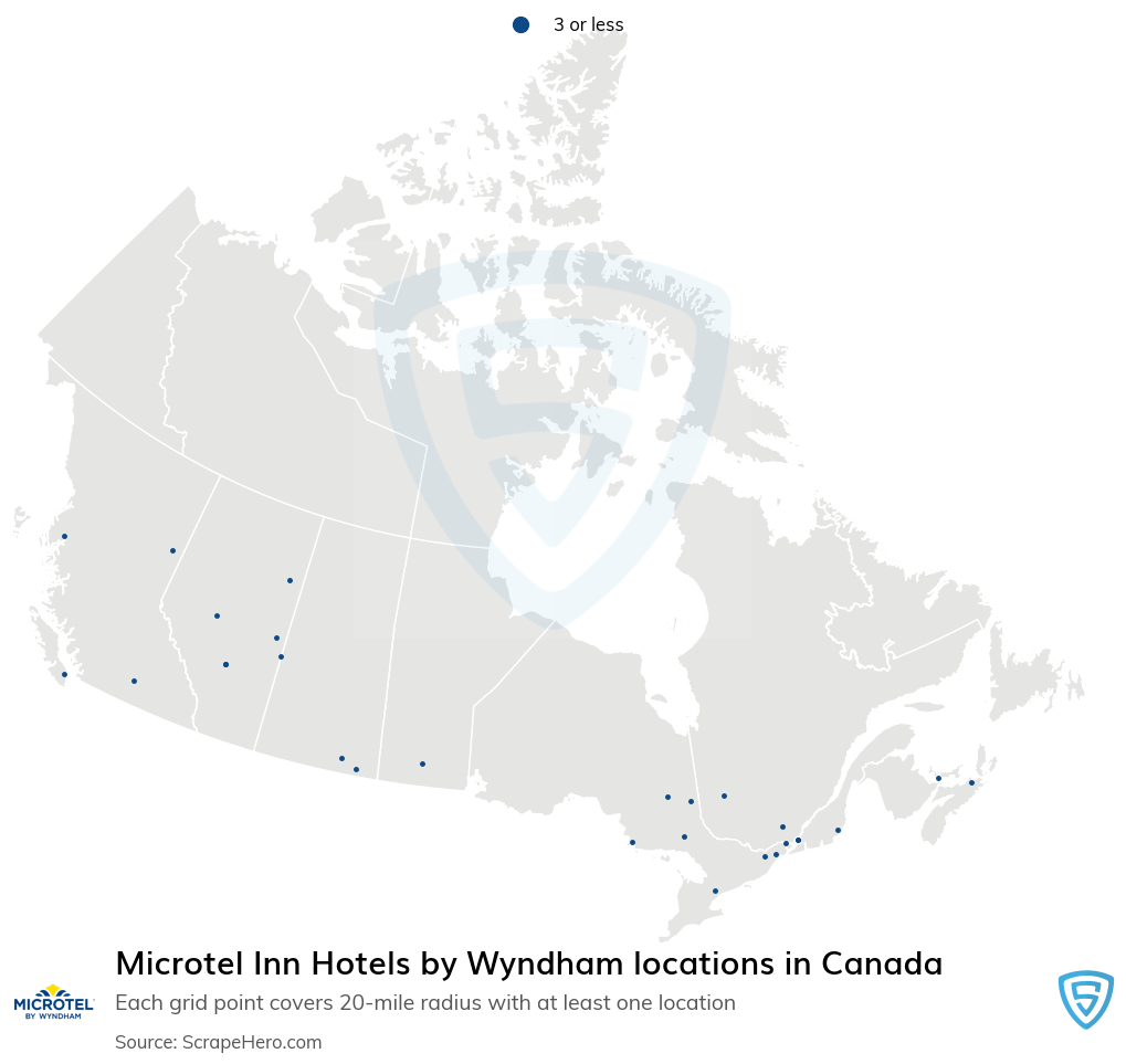 Microtel Inn Hotels by Wyndham locations