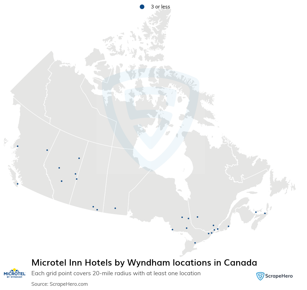 Microtel Inn Hotels by Wyndham locations