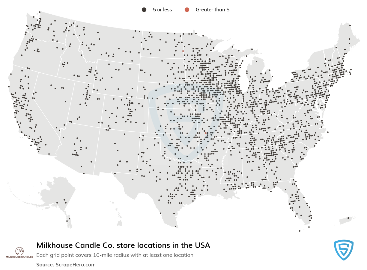 Milkhouse Candle Co. store locations