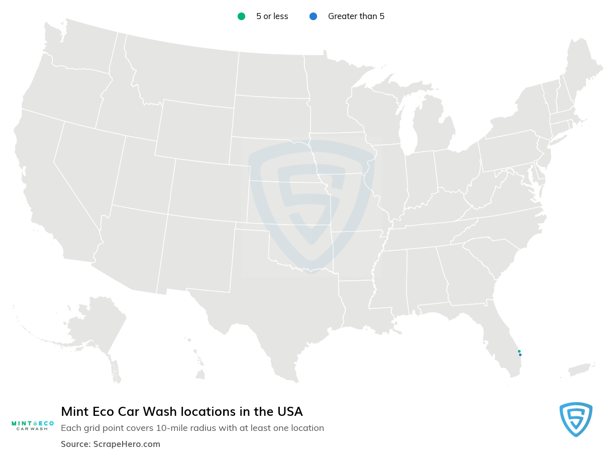 Mint Eco Car Wash locations