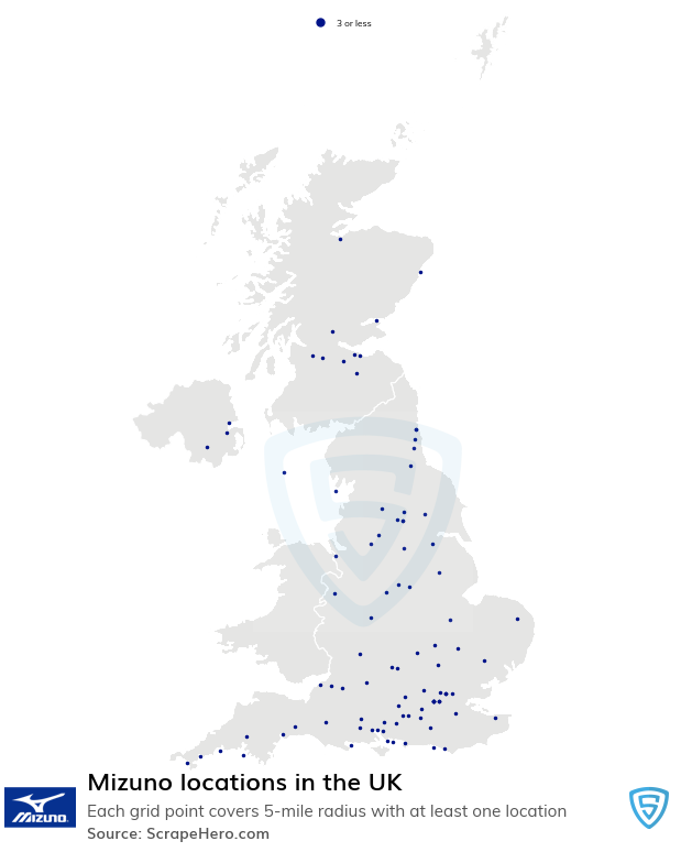 Mizuno store locations