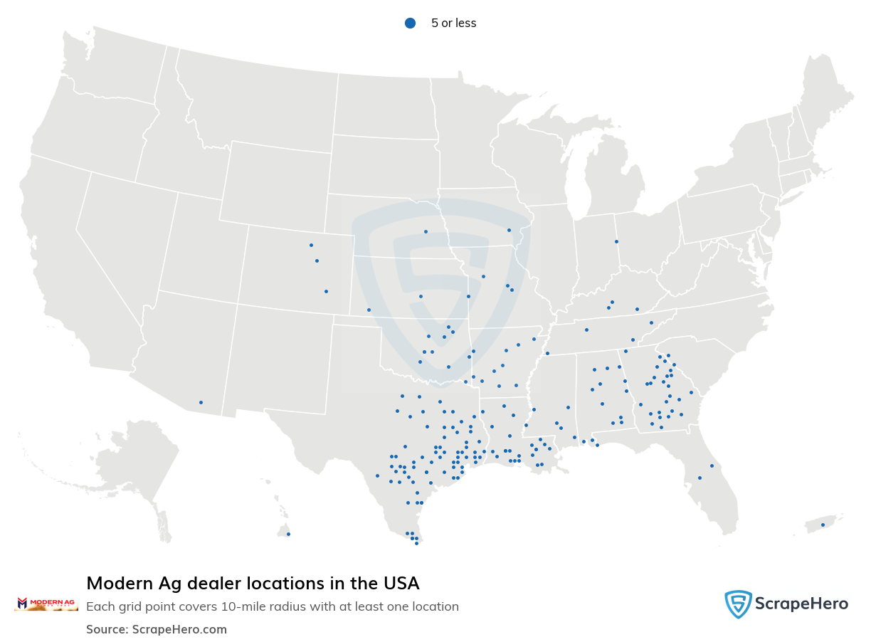Modern Ag dealer locations