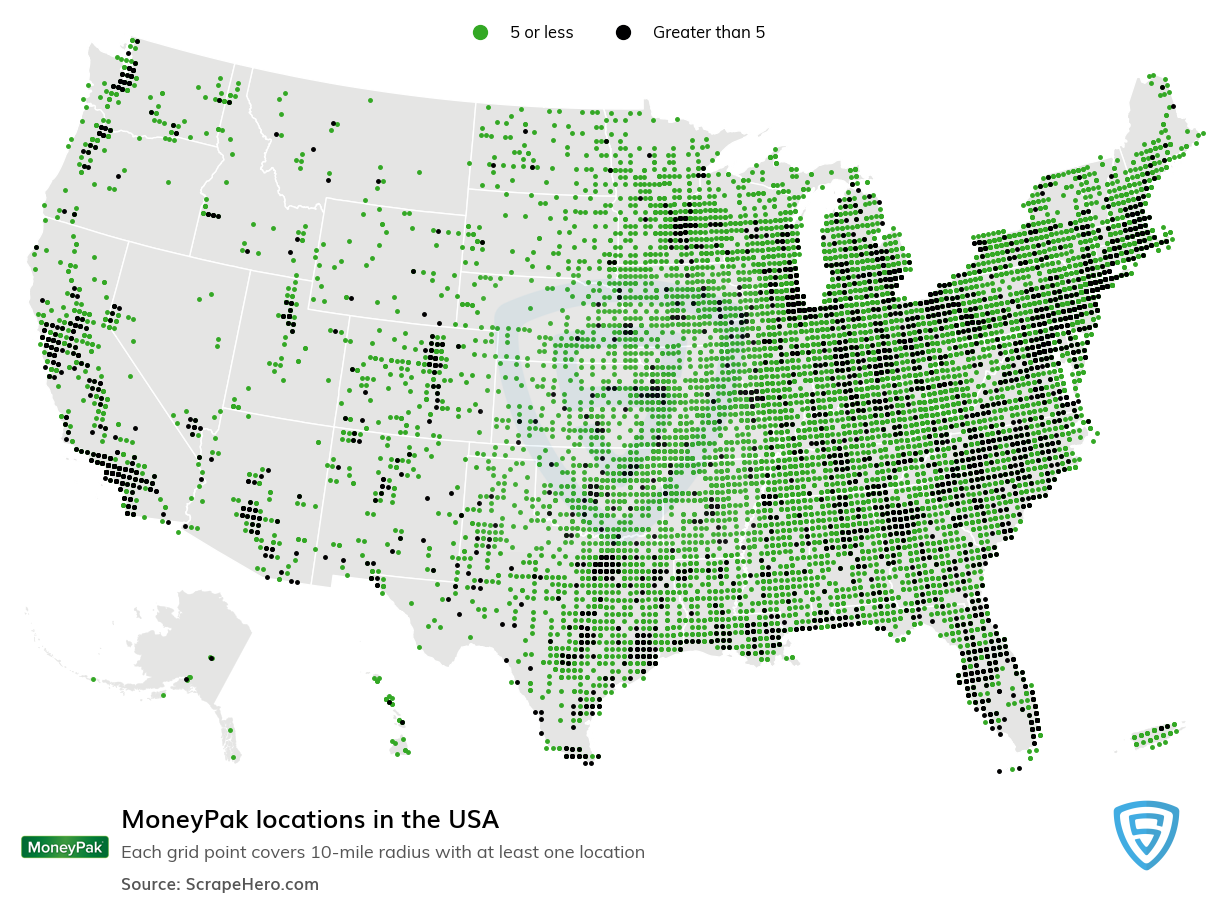 MoneyPak locations