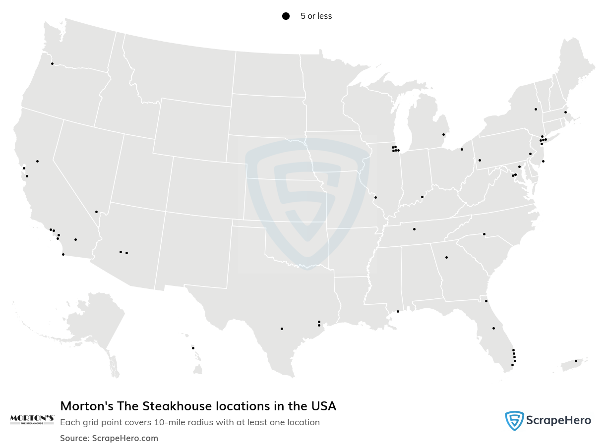 Morton's The Steakhouse locations