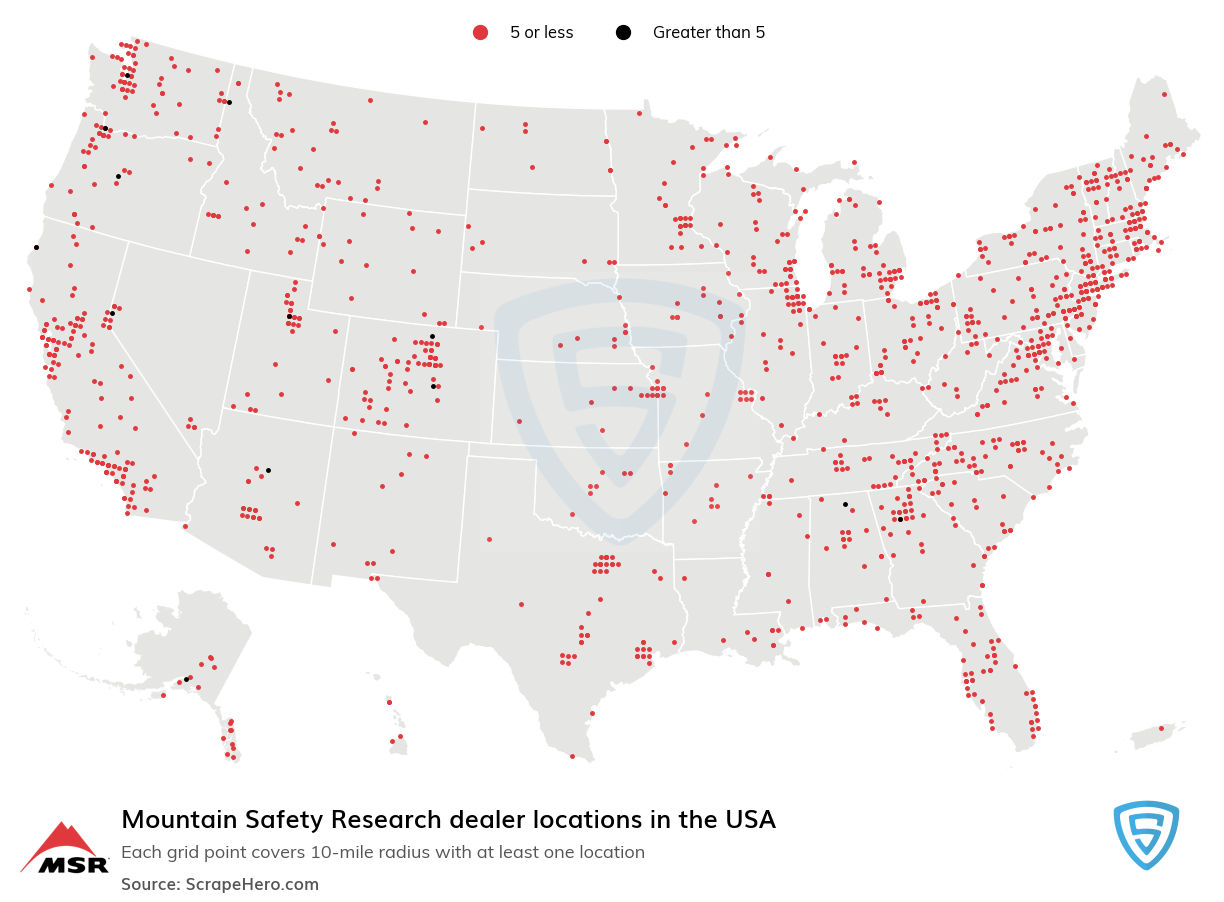 Mountain Safety Research dealer locations