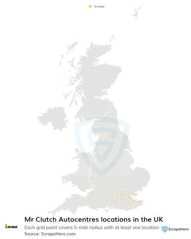 Mr Clutch Autocentres dealer locations