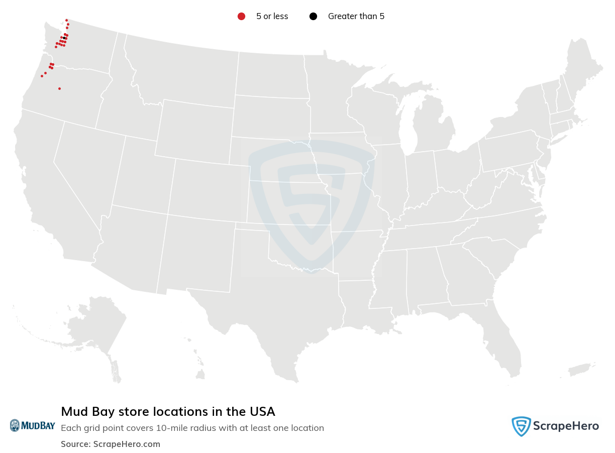 Mud Bay store locations