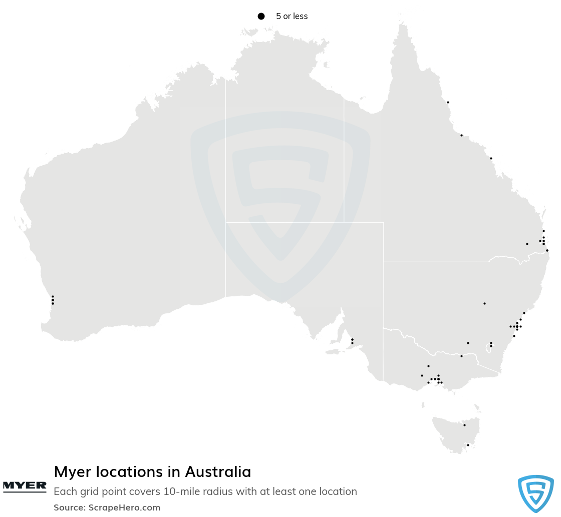 Myer store locations