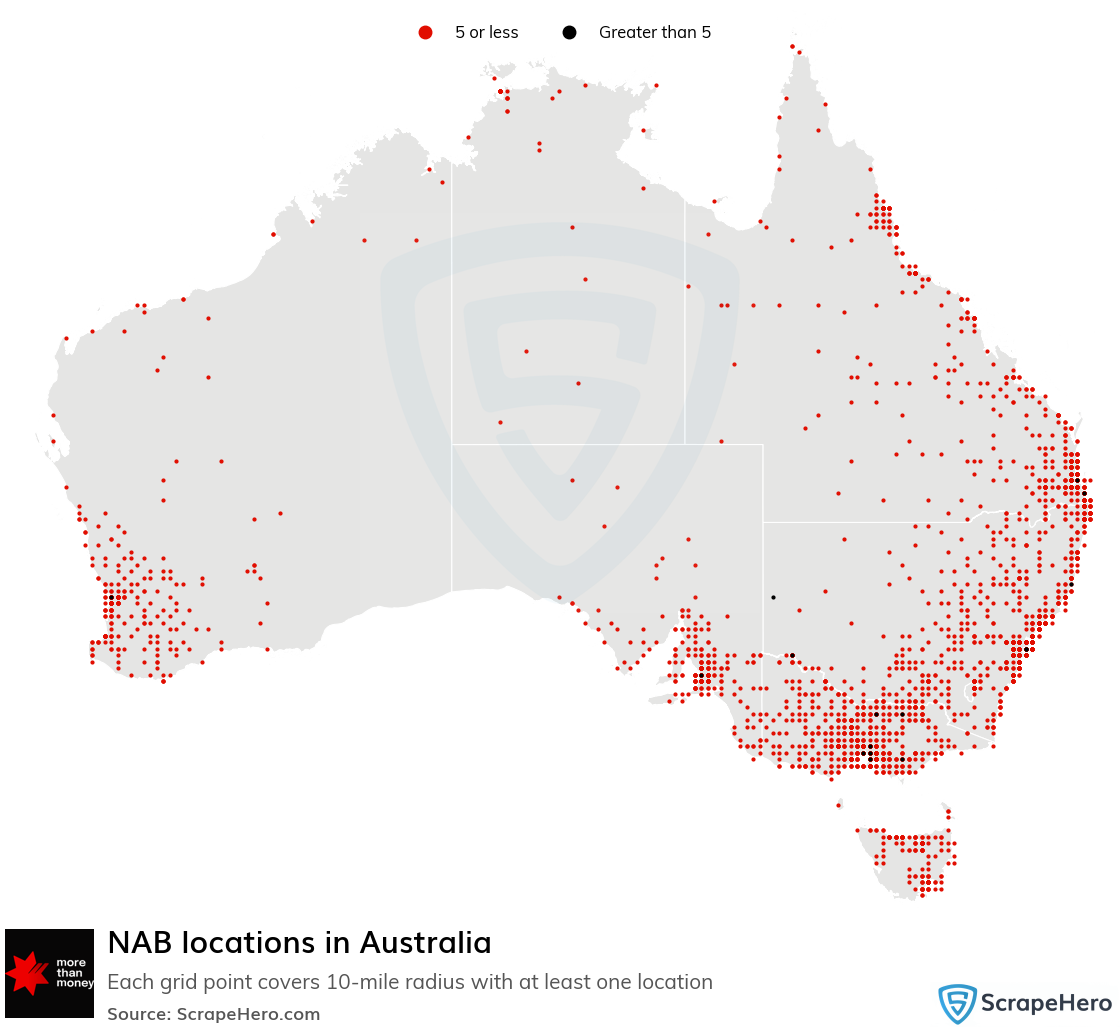 NAB locations