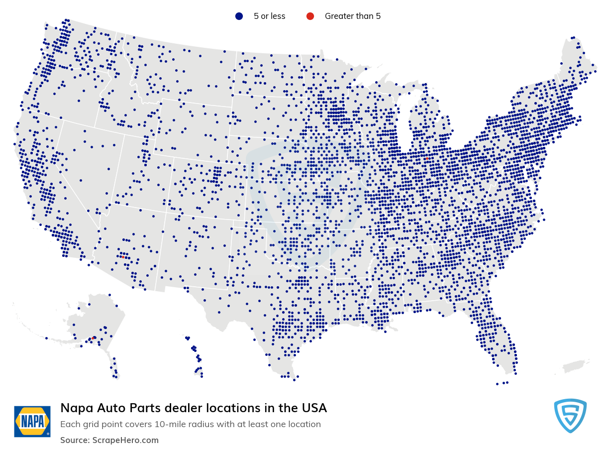 Napa Auto Parts store locations