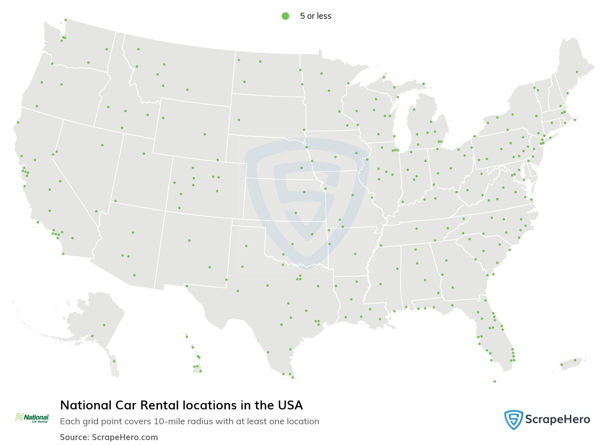 National Car Rental locations