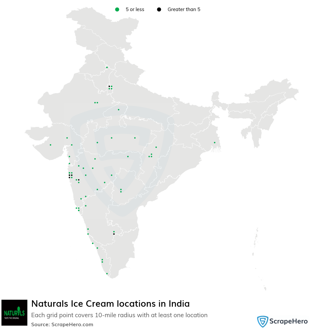 Naturals Ice Cream locations