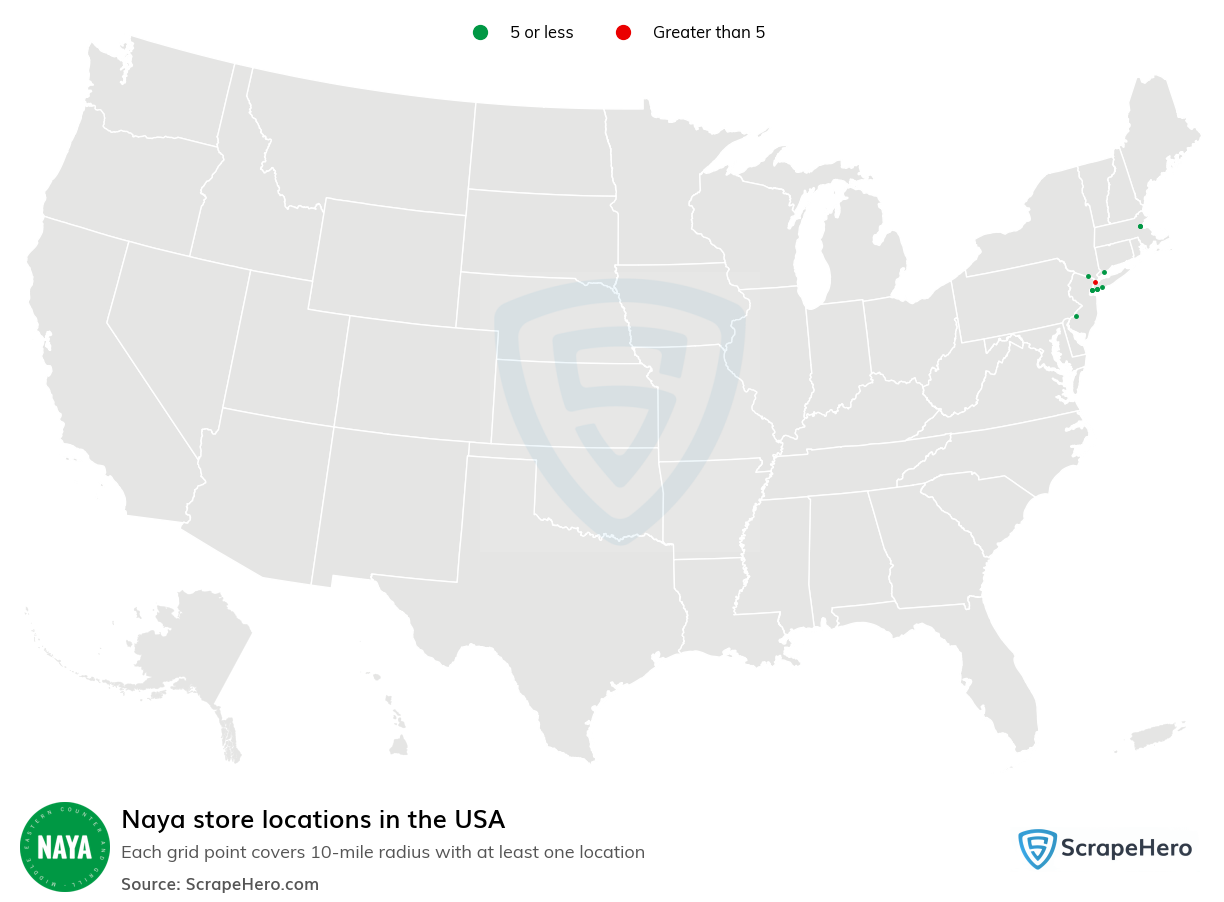 Naya store locations