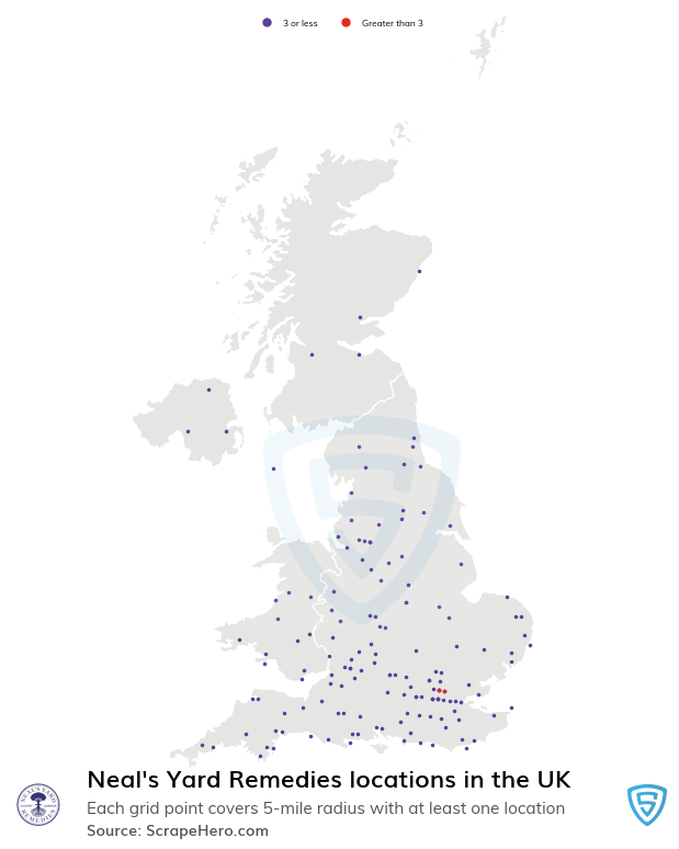 Neal's Yard Remedies store locations