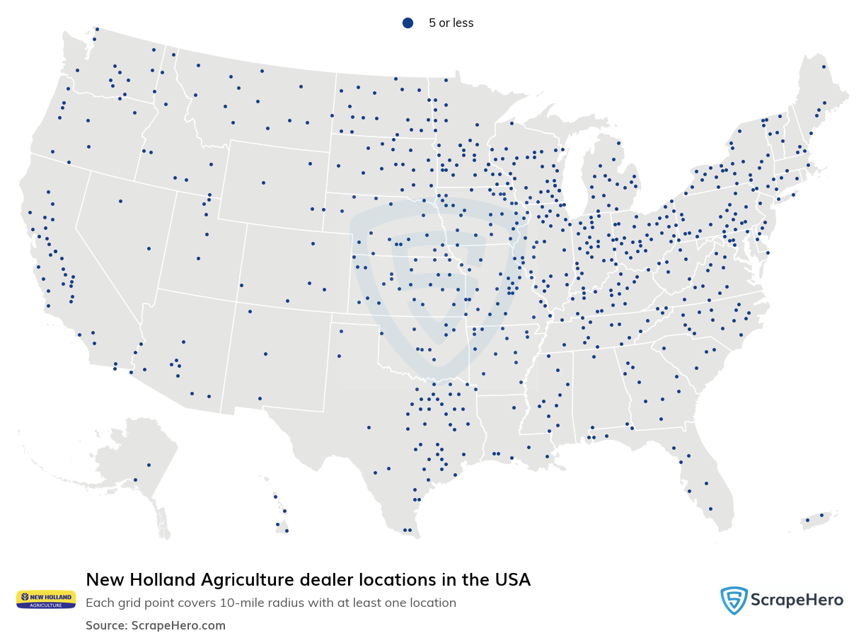 New Holland Agriculture dealer locations