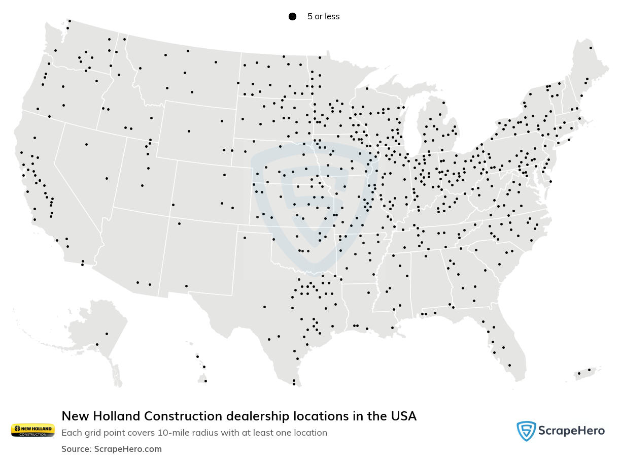 New Holland Construction dealership locations