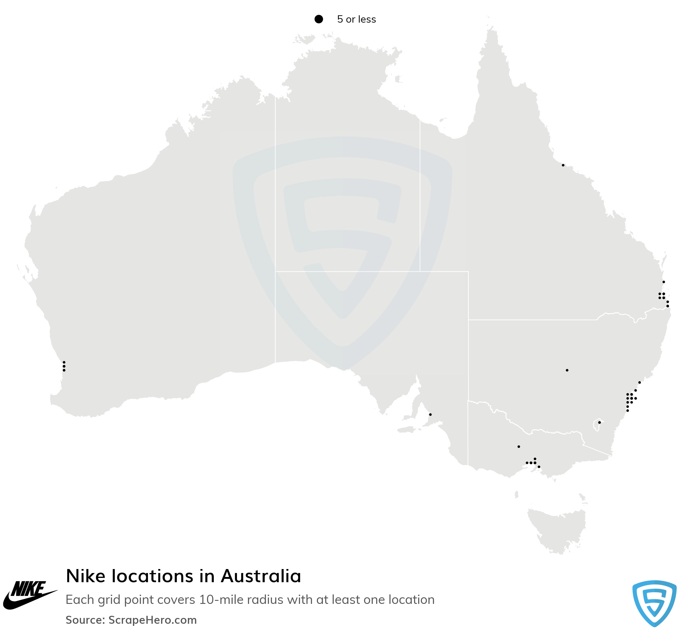 Deliberadamente falda propietario List of all Nike store locations in Australia - ScrapeHero Data Store