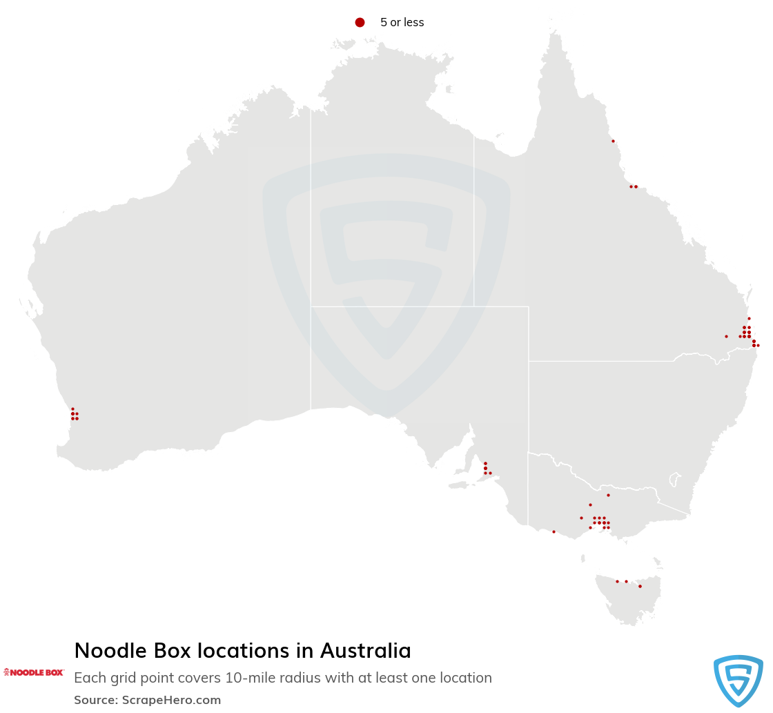 Noodle Box restaurant locations