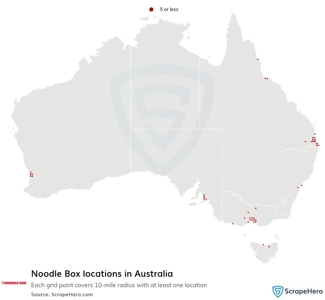 Noodle Box restaurant locations