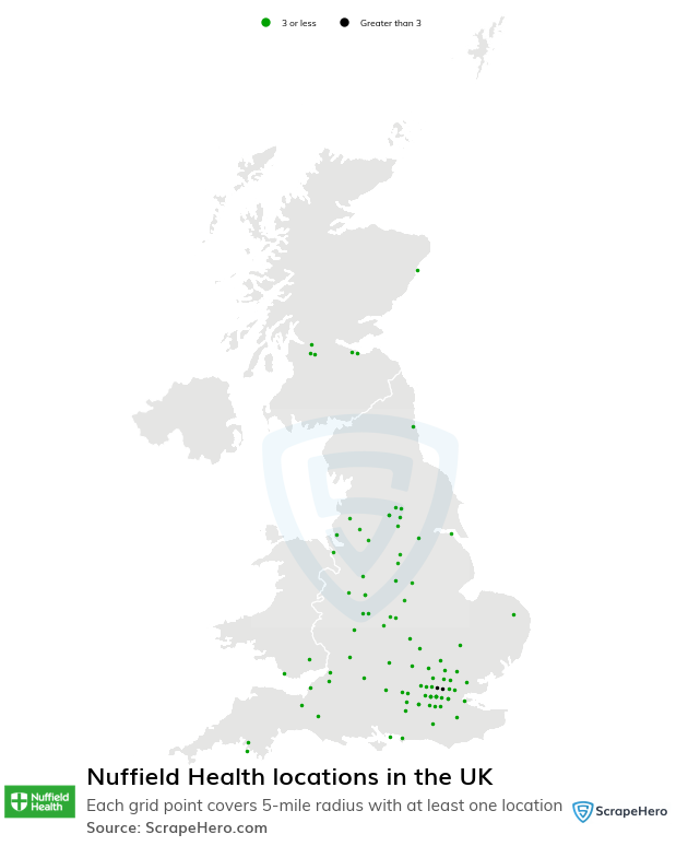 Nuffield Health locations