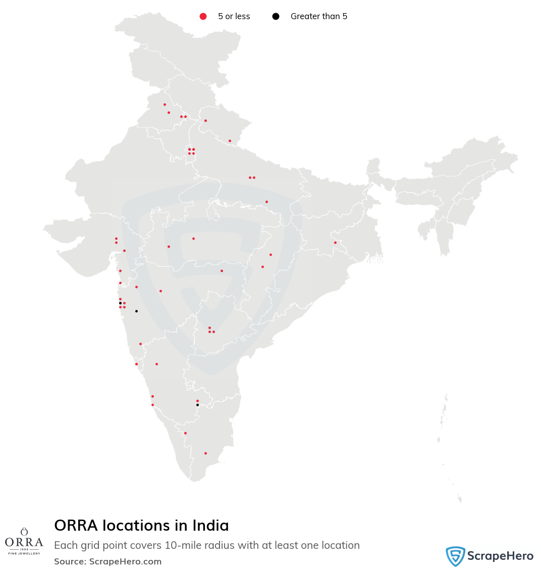 ORRA locations