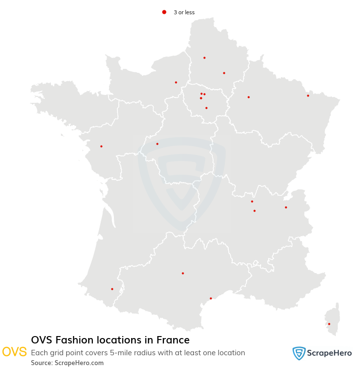 OVS Fashion locations