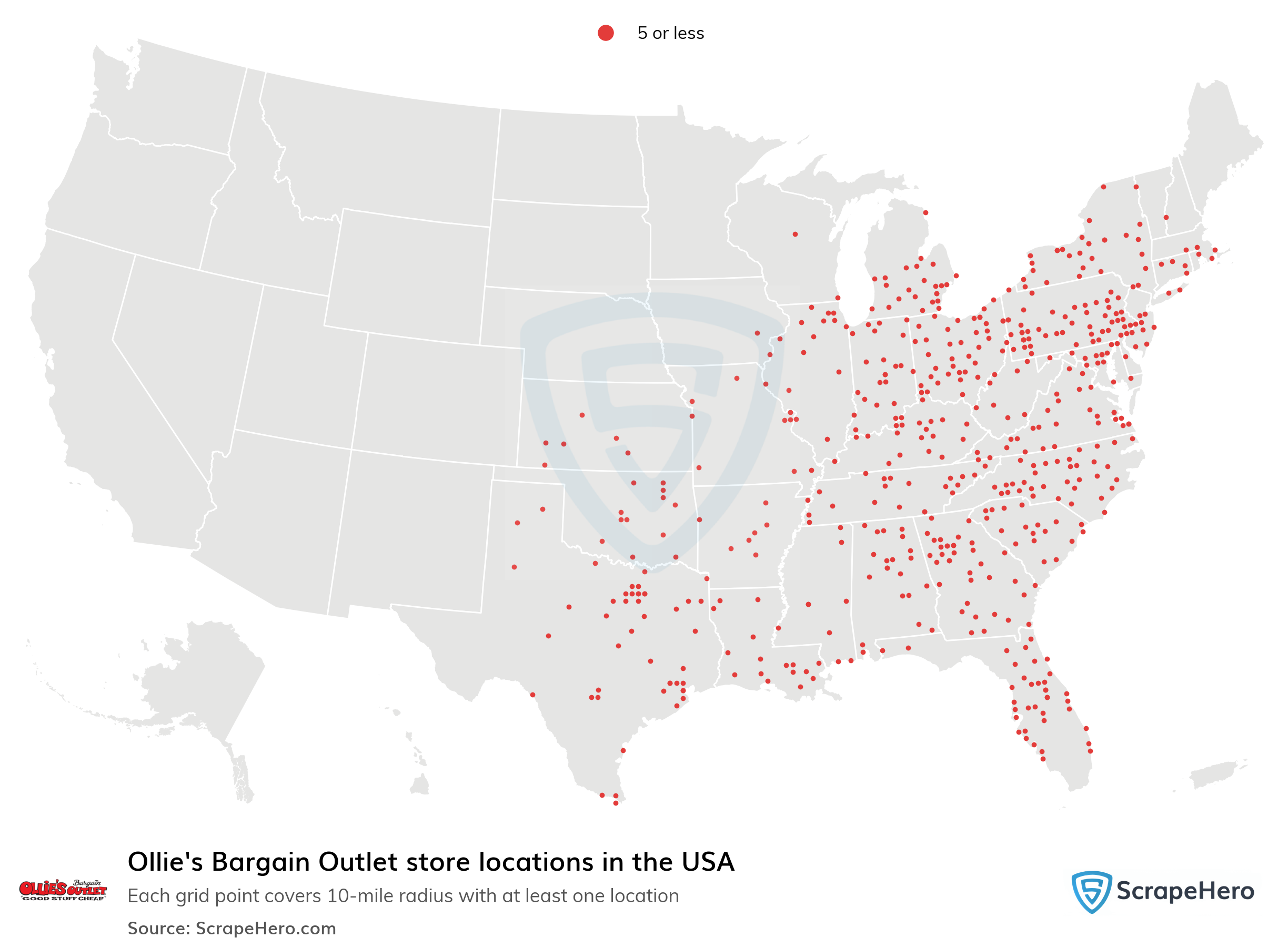 Number Of Ollie s Bargain Outlet Locations In The USA In 2024 ScrapeHero
