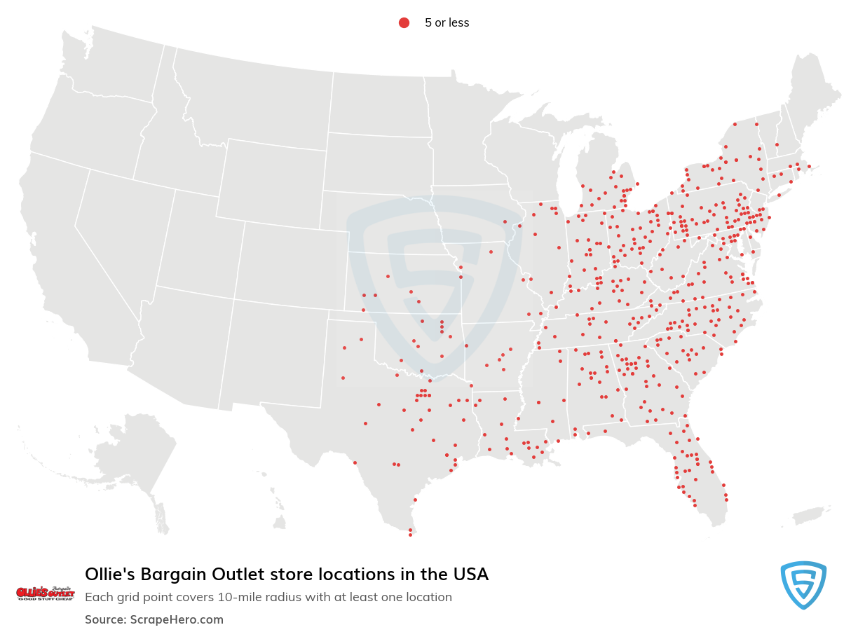 Ollie's Bargain Outlet store locations