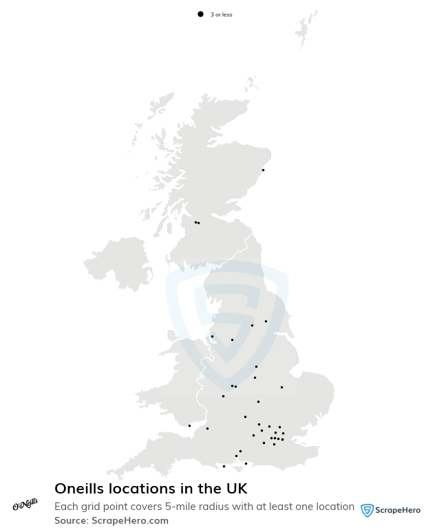 Oneills store locations