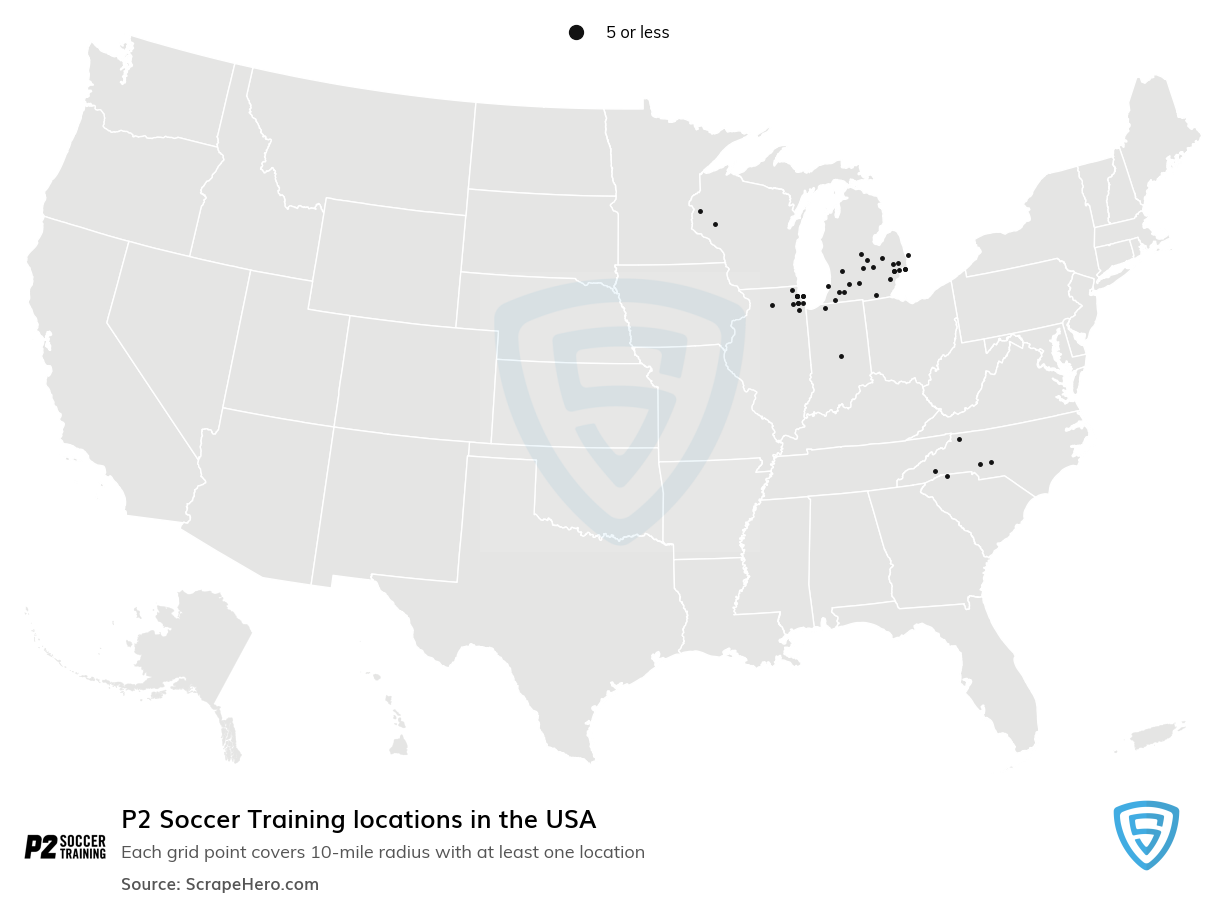 P2 Soccer Training locations