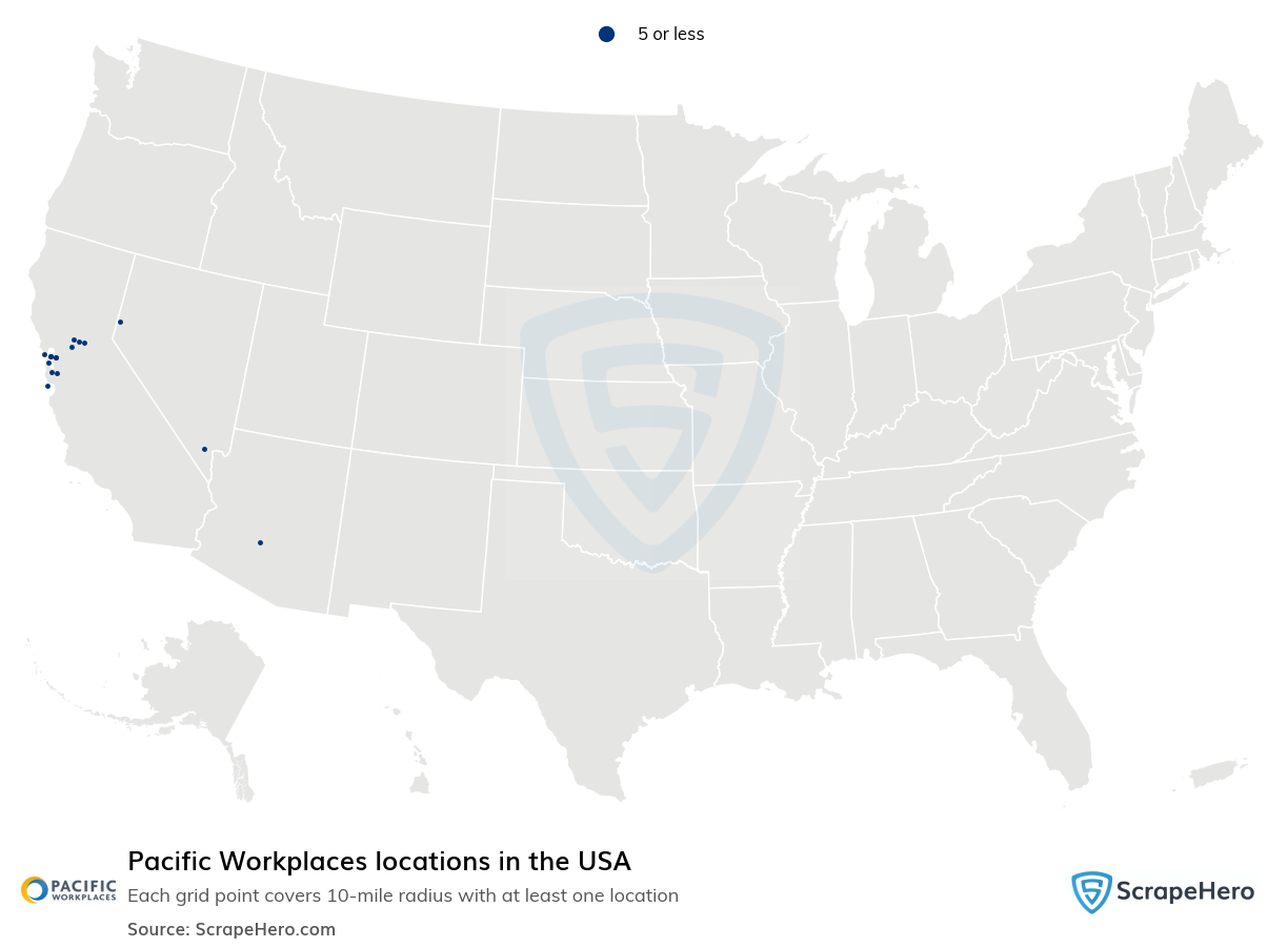 Pacific Workplaces locations