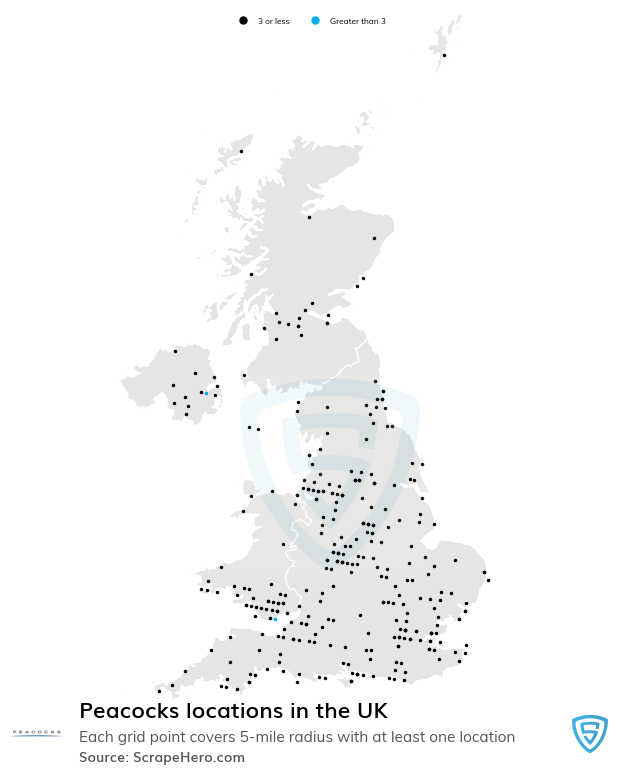 Peacocks store locations