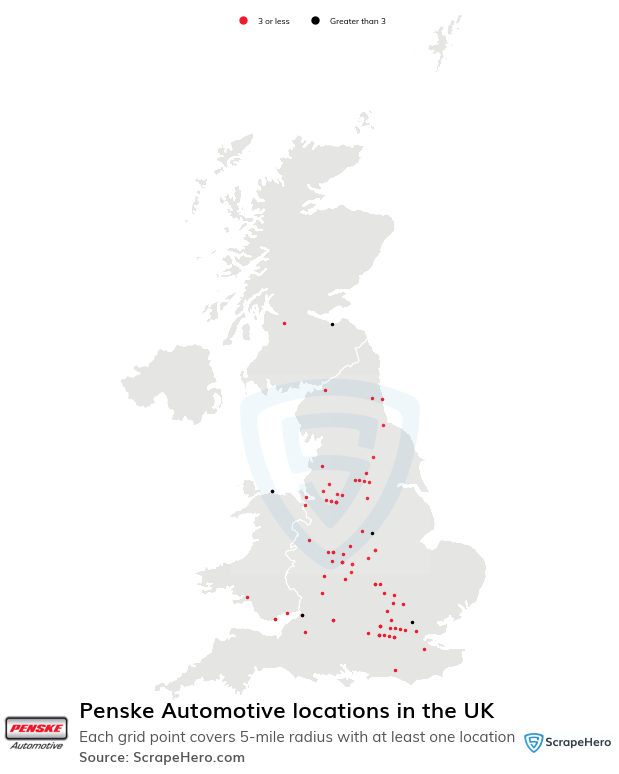 Penske Automotive dealer locations