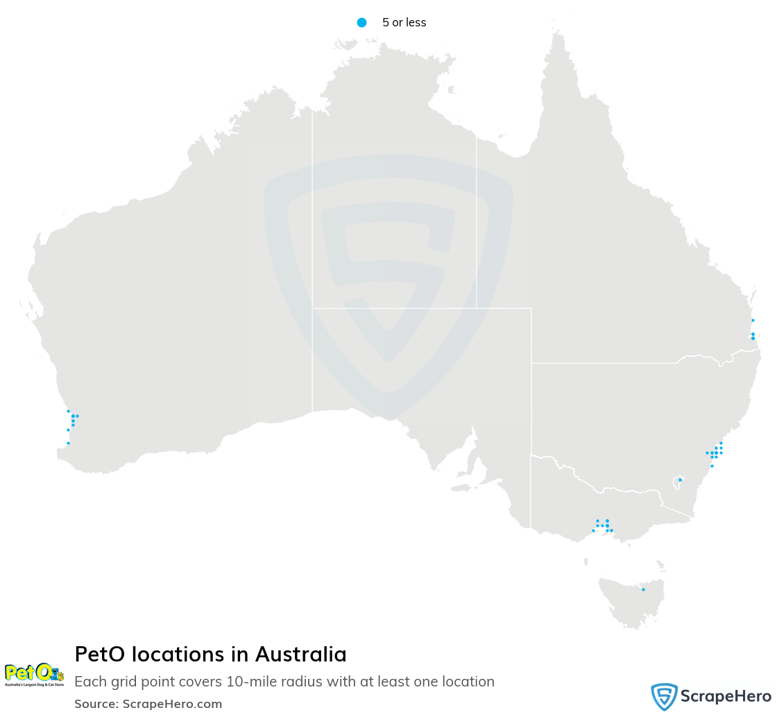 PetO locations