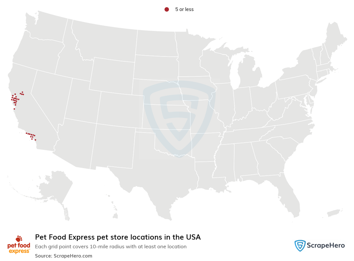 Pet food deals express stores