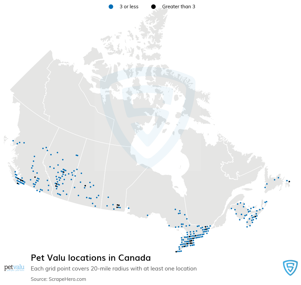 Pet Valu pet store locations