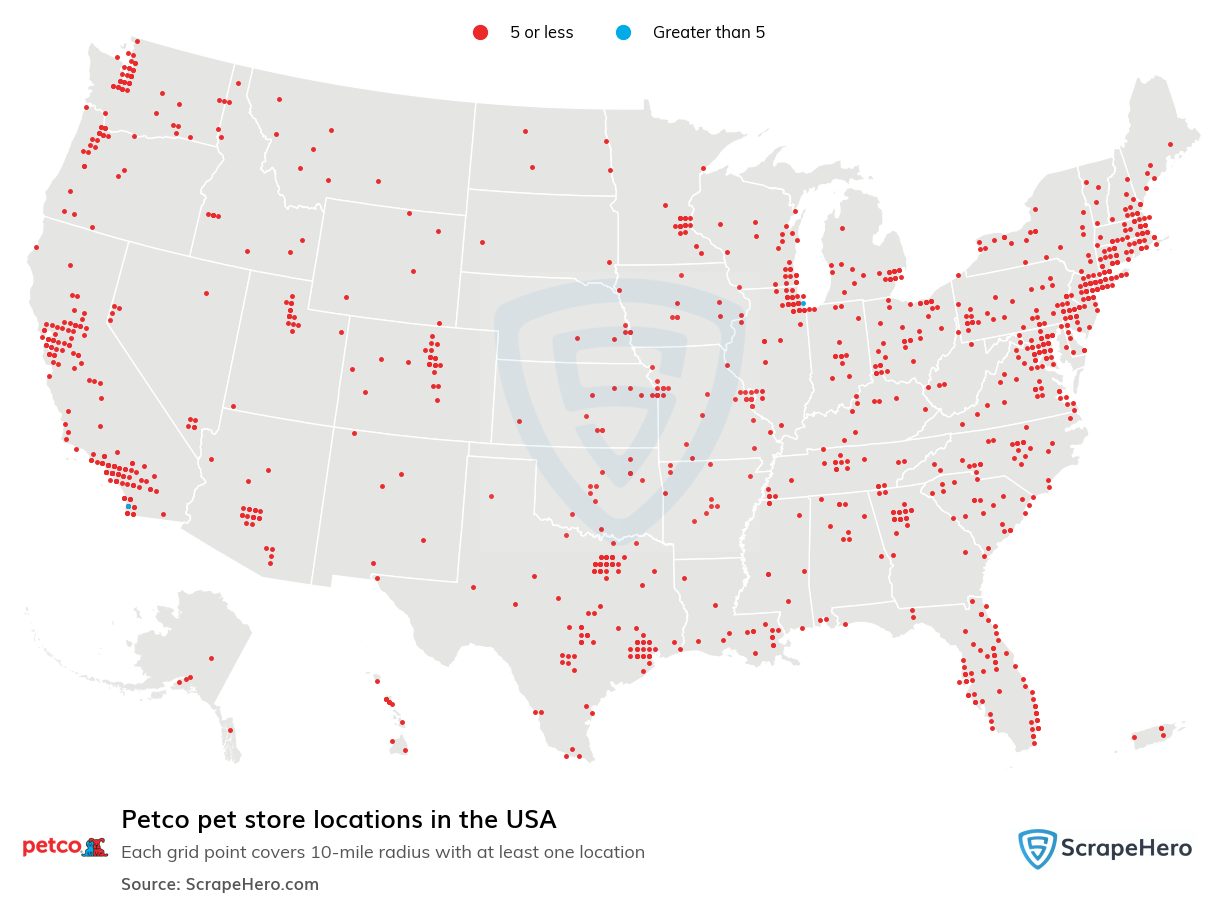 Petco pet store locations