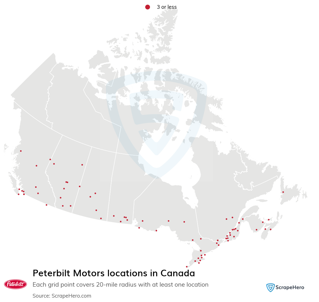 Peterbilt Motors dealership locations