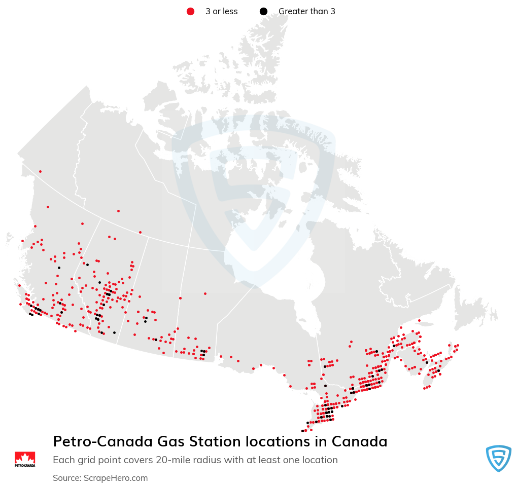 Petro-Canada Gas Station locations