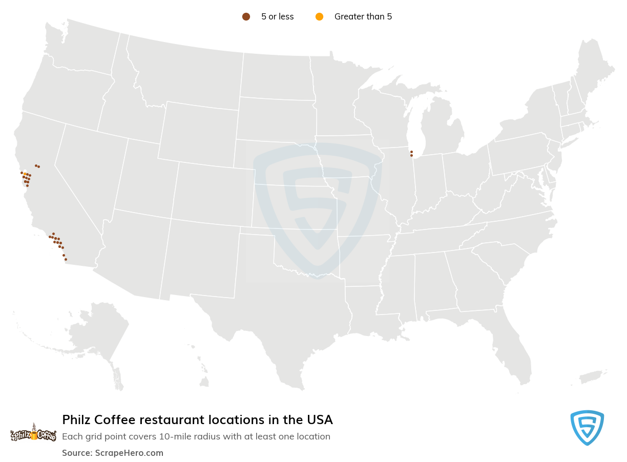 Philz Coffee restaurant locations