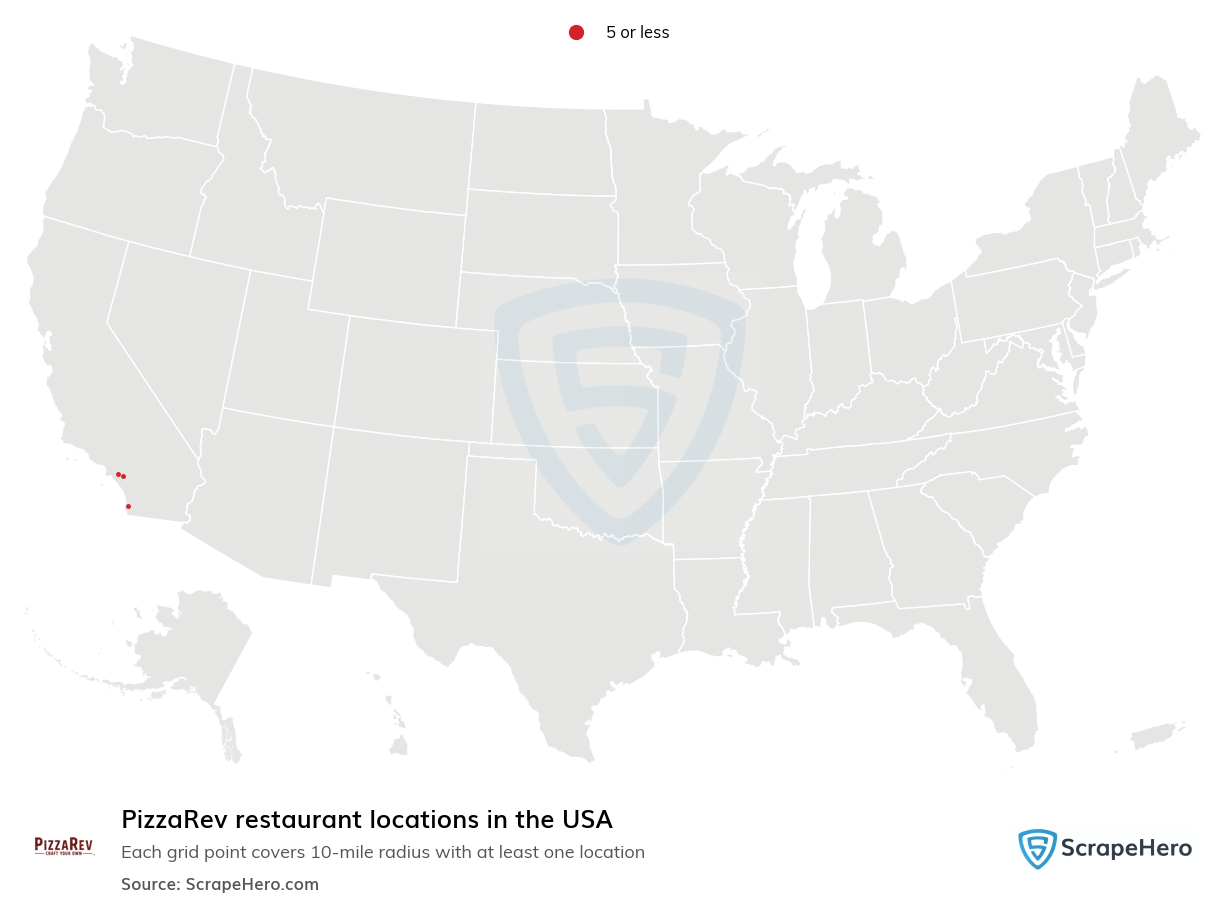 PizzaRev restaurant locations