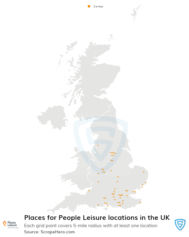 Places for People Leisure locations