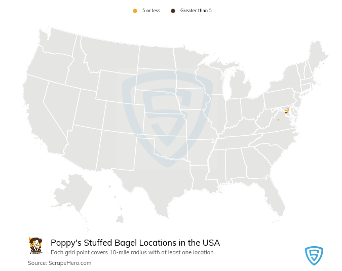 Poppy's Stuffed Bagel locations