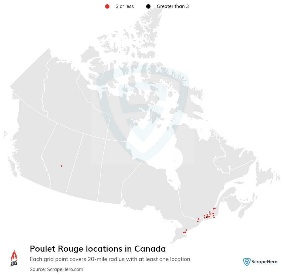 Poulet Rouge restaurant locations