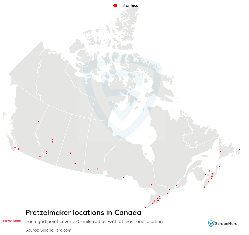 Pretzelmaker restaurant locations