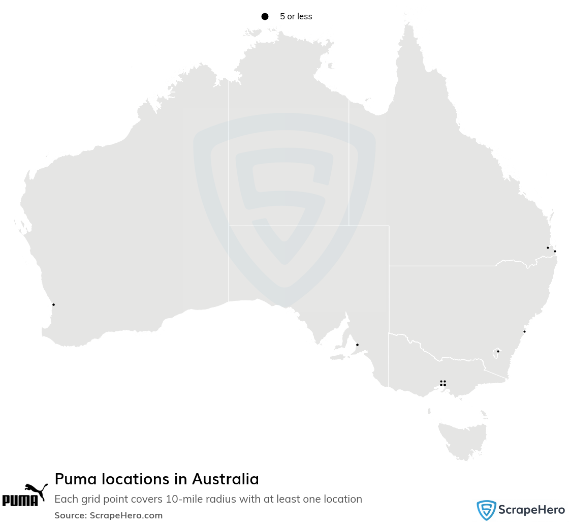 Map of  locations in Australia in 2025
