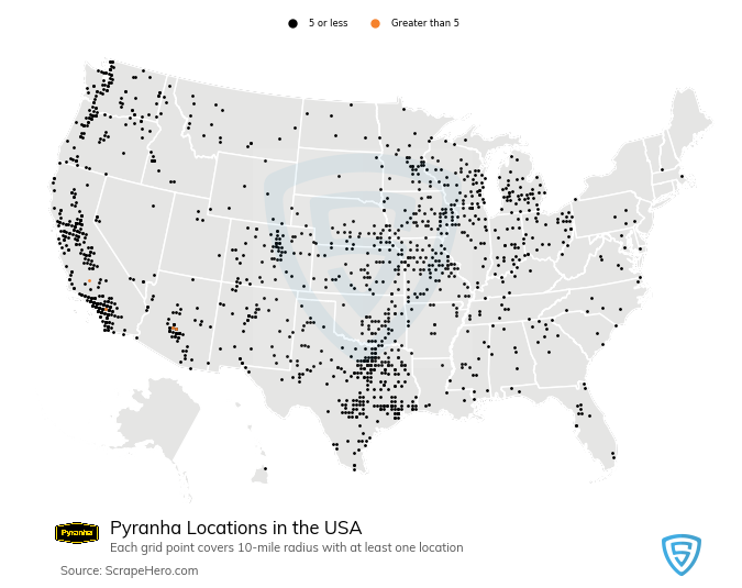 Pyranha store locations