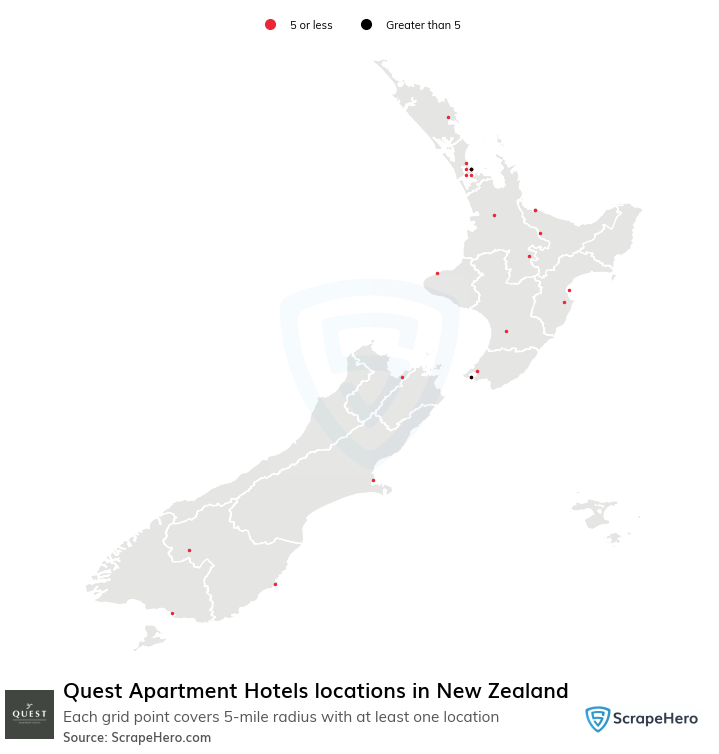 Quest Apartment Hotels locations