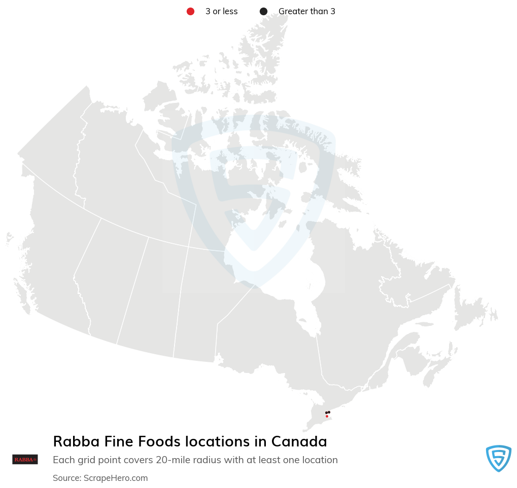 Rabba Fine Foods store locations
