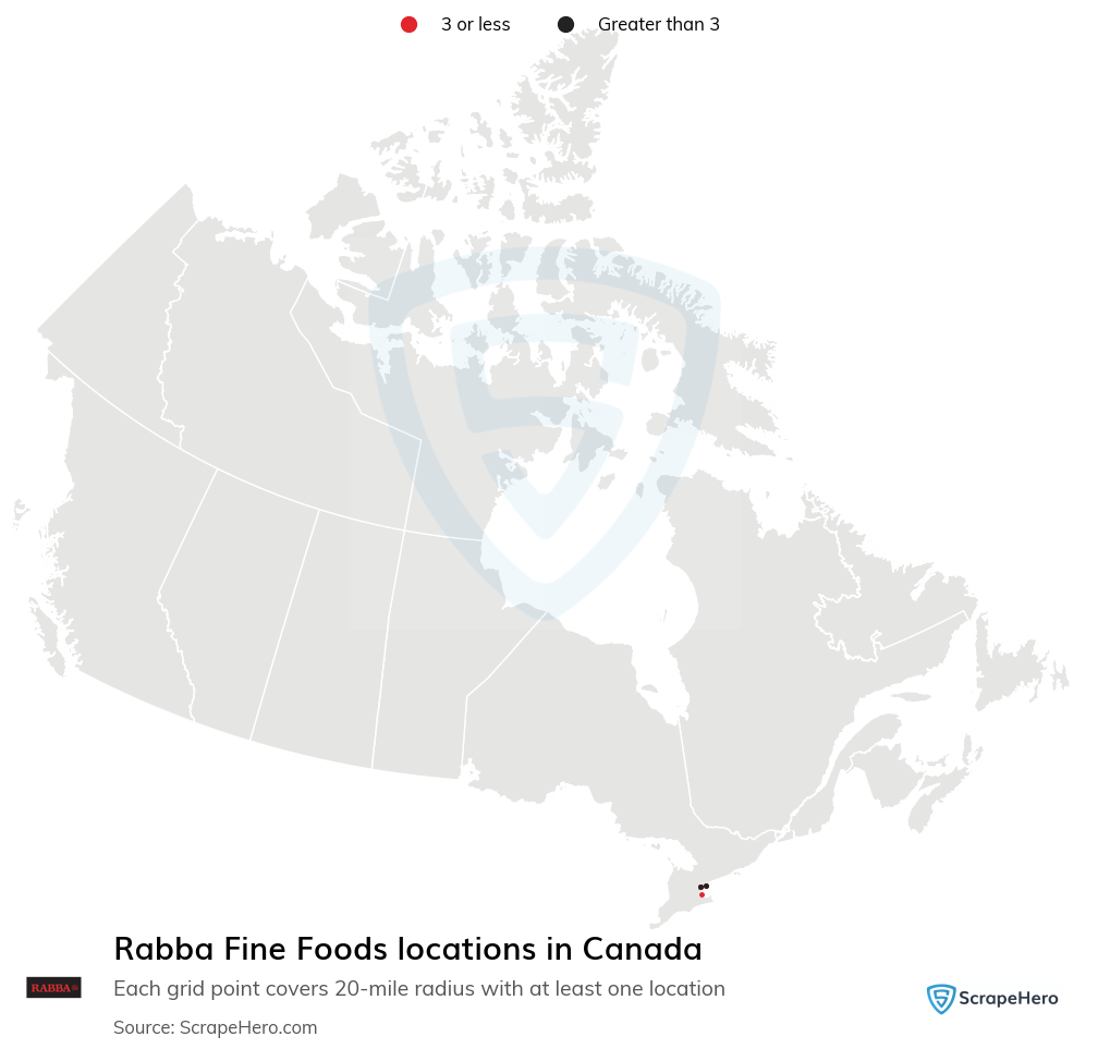 Rabba Fine Foods store locations